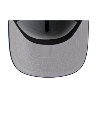 Men's Navy Indiana Pacers Core Logo A-Frame 9FIFTY Snapback Hat