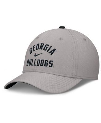 Nike - Men's Gray Georgia Bulldogs Rise Prep Performance Flex Hat