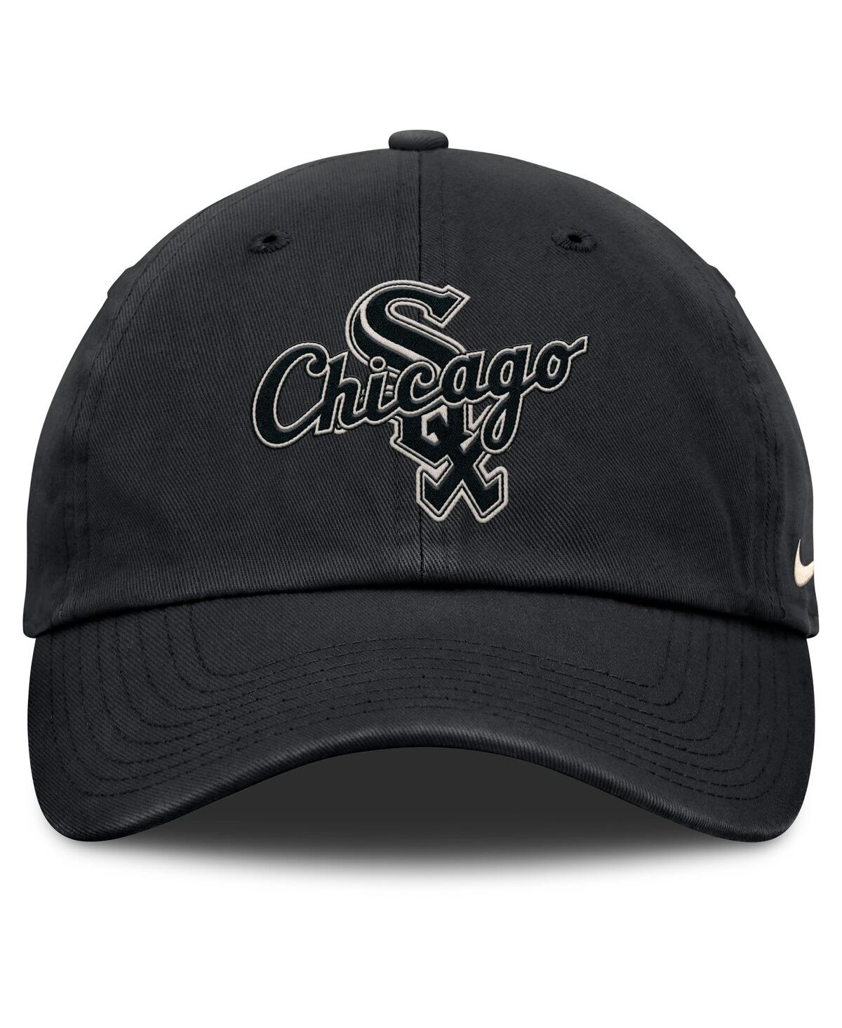 Nike Chicago White Sox Statement Club Menâs  Men's Mlb Adjustable Hat In Black