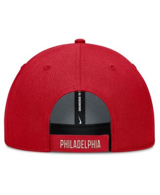 Men's Red/Natural Philadelphia Phillies Statement Club Performance Adjustable Hat