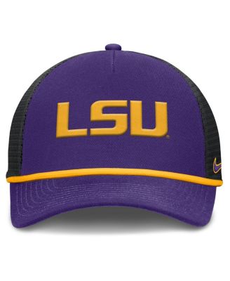 Men's Purple LSU Tigers Rise Primetime Trucker Adjustable Hat