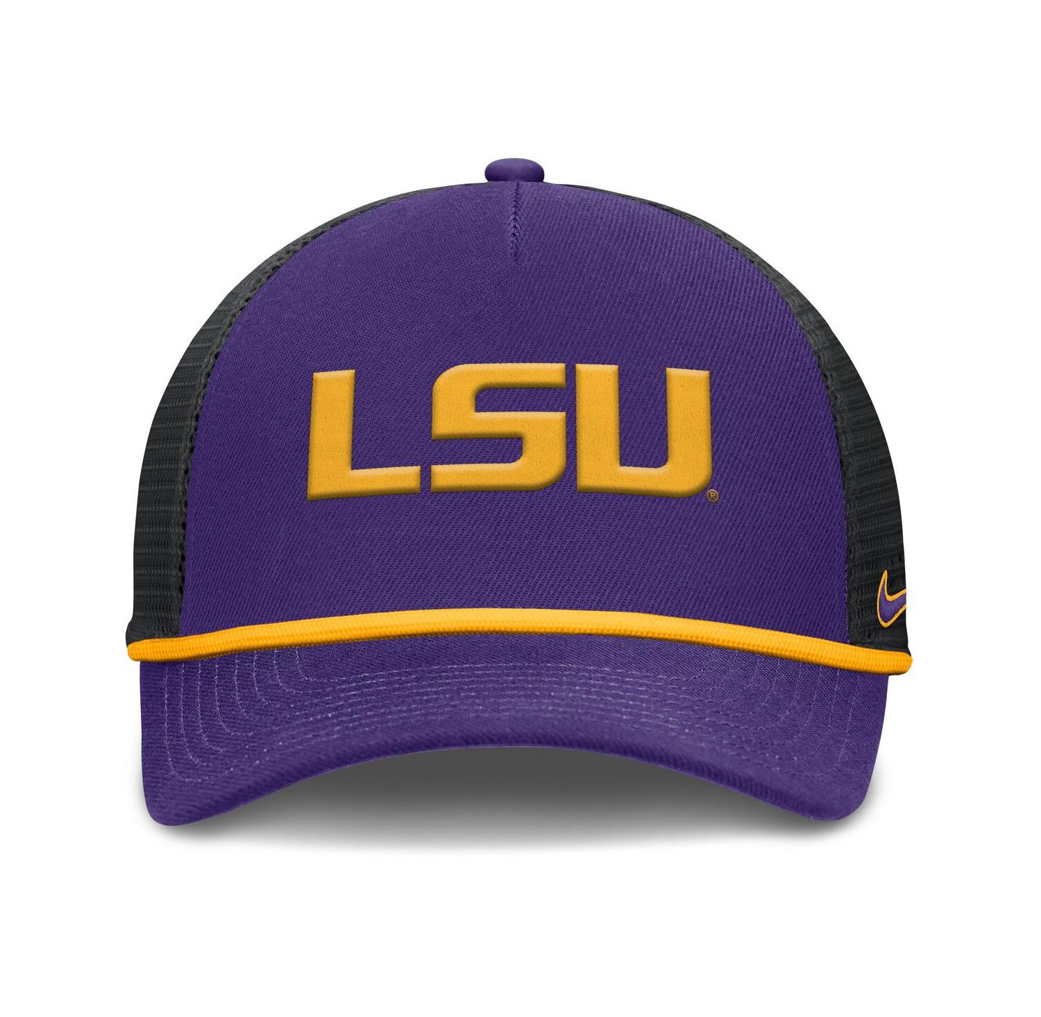 Men's Purple LSU Tigers Rise Primetime Trucker Adjustable Hat