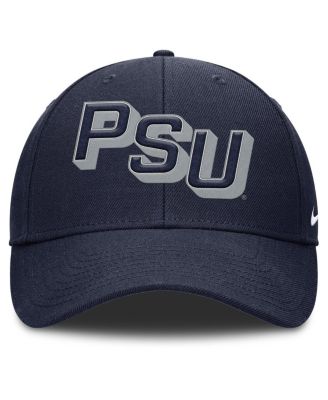 Men's Navy Penn State Nittany Lions Slanted Primetime Rise Performance Adjustable Hat