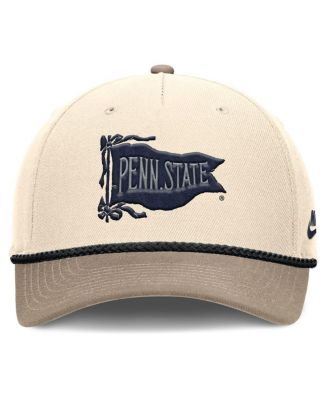 Men's Natural Penn State Nittany Lions Rise Legacy Throwback Logo Adjustable Hat