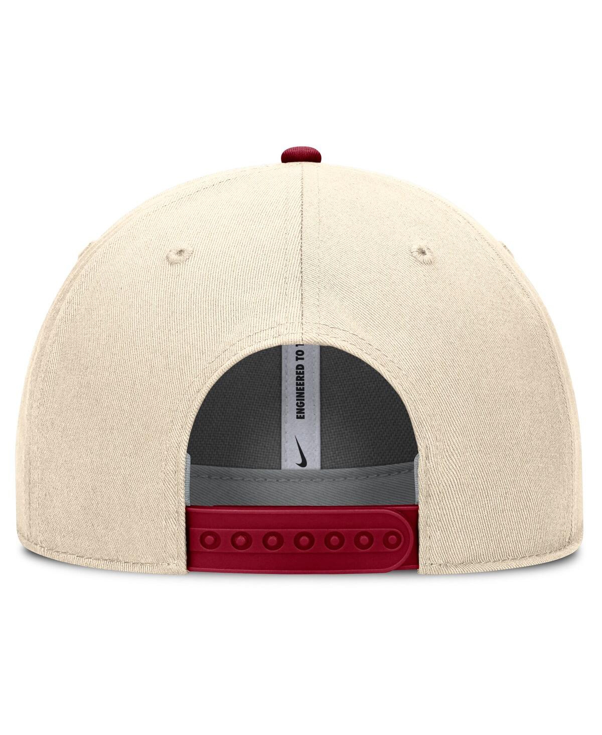 Nike Men's Natural Oklahoma Sooners Rise Legacy Adjustable Hat In Brown