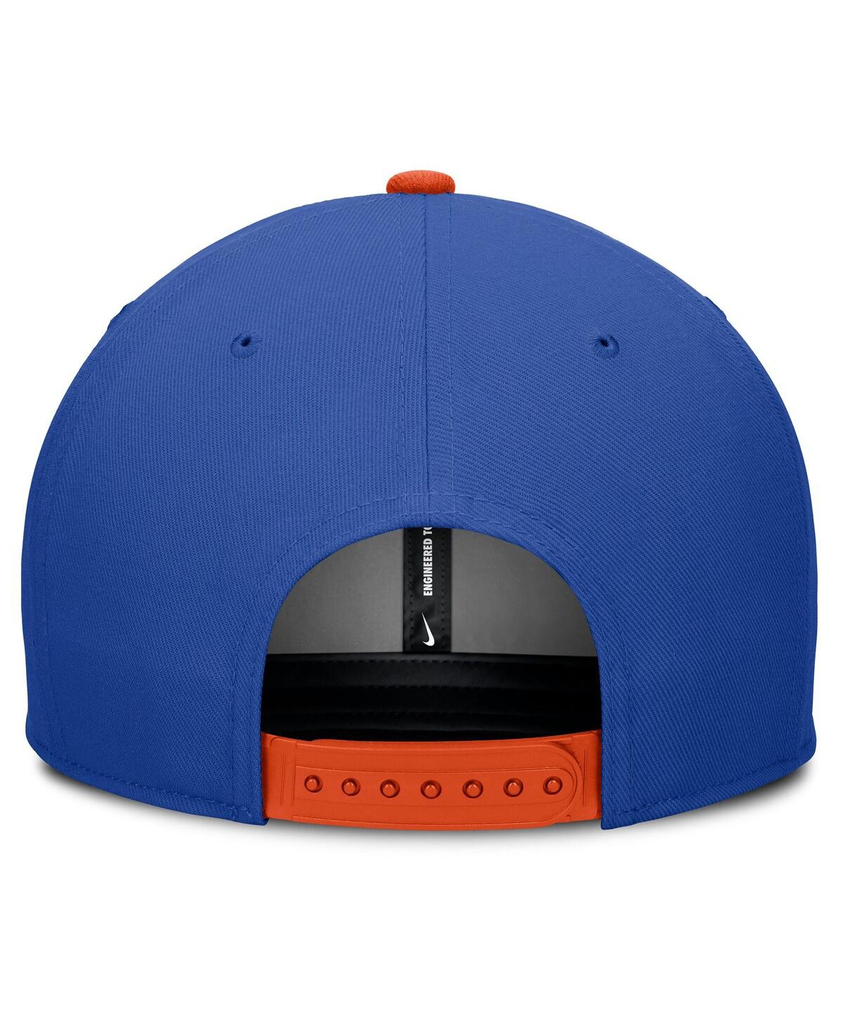 Nike Men's Royal/cream Florida Gators Pro Legacy Script Snapback Hat