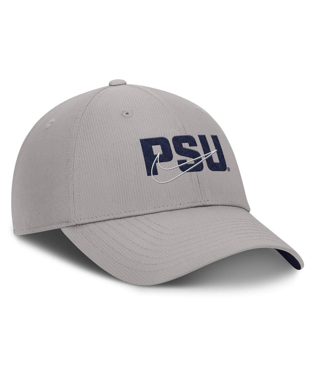 Nike Men's Gray Penn State Nittany Lions Club Prep Performance Adjustable Hat In Gray