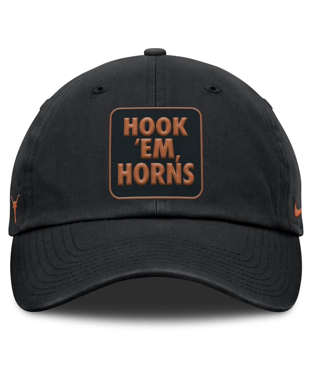 Nike Men's Black Texas Longhorns Local Club Adjustable Hat In Black