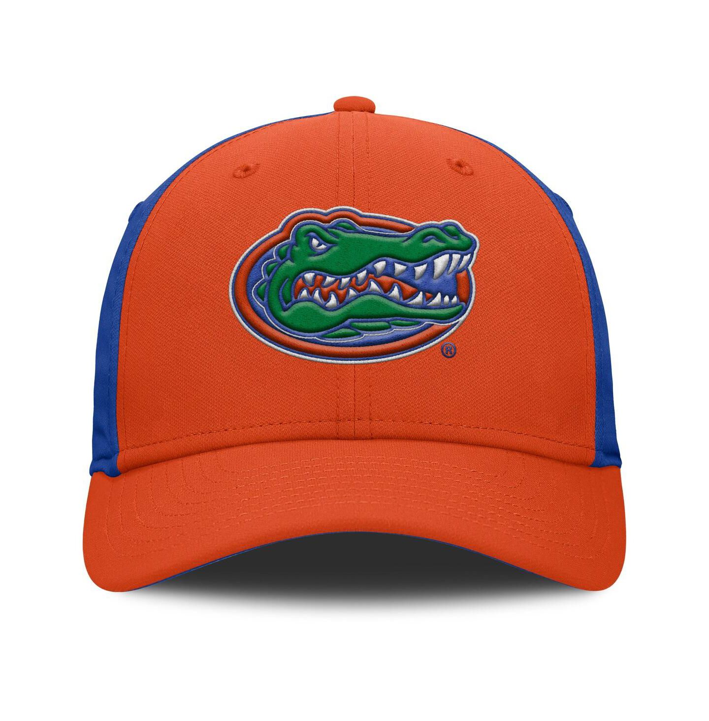 Мужская кепка Jordan Orange/Royal Florida Gators 2025 Sideline Rise Local Performance Flex Hat — фото 2
