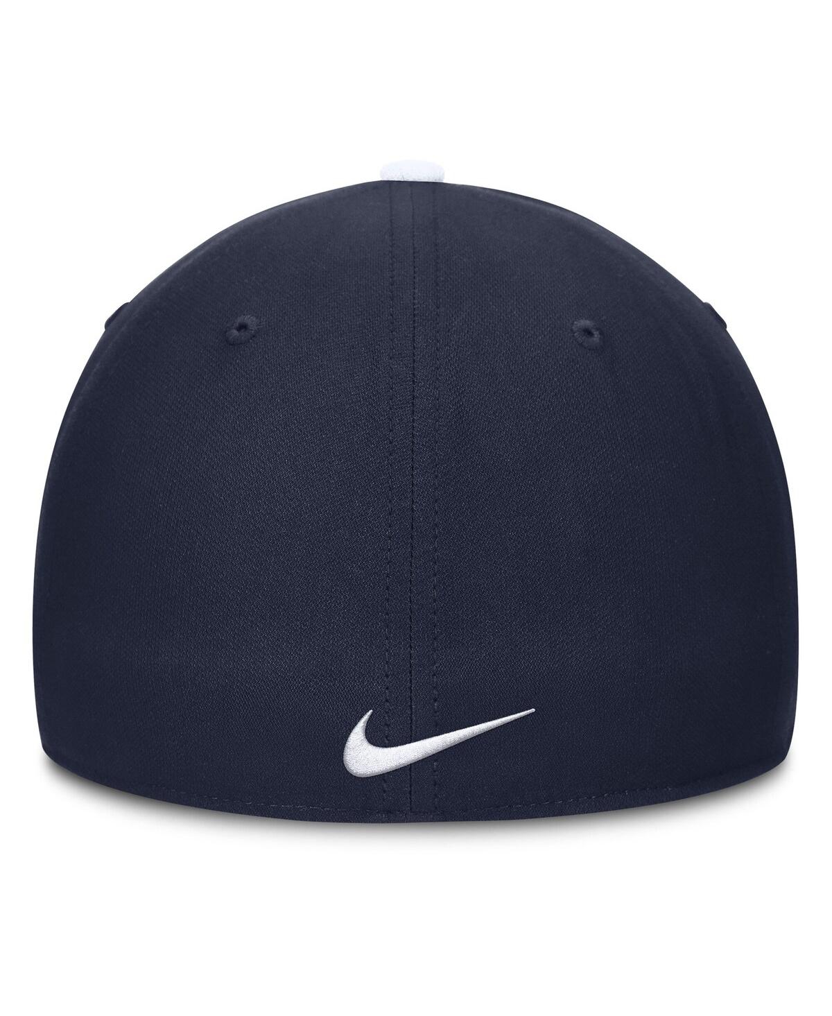 Nike Men's White/navy Penn State Nittany Lions 2025 Sideline Rise Local Performance Flex Hat In Multi