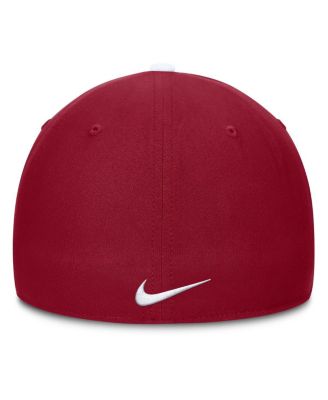 Men's White/Crimson Alabama Crimson Tide 2025 Sideline Rise Local Performance Flex Hat