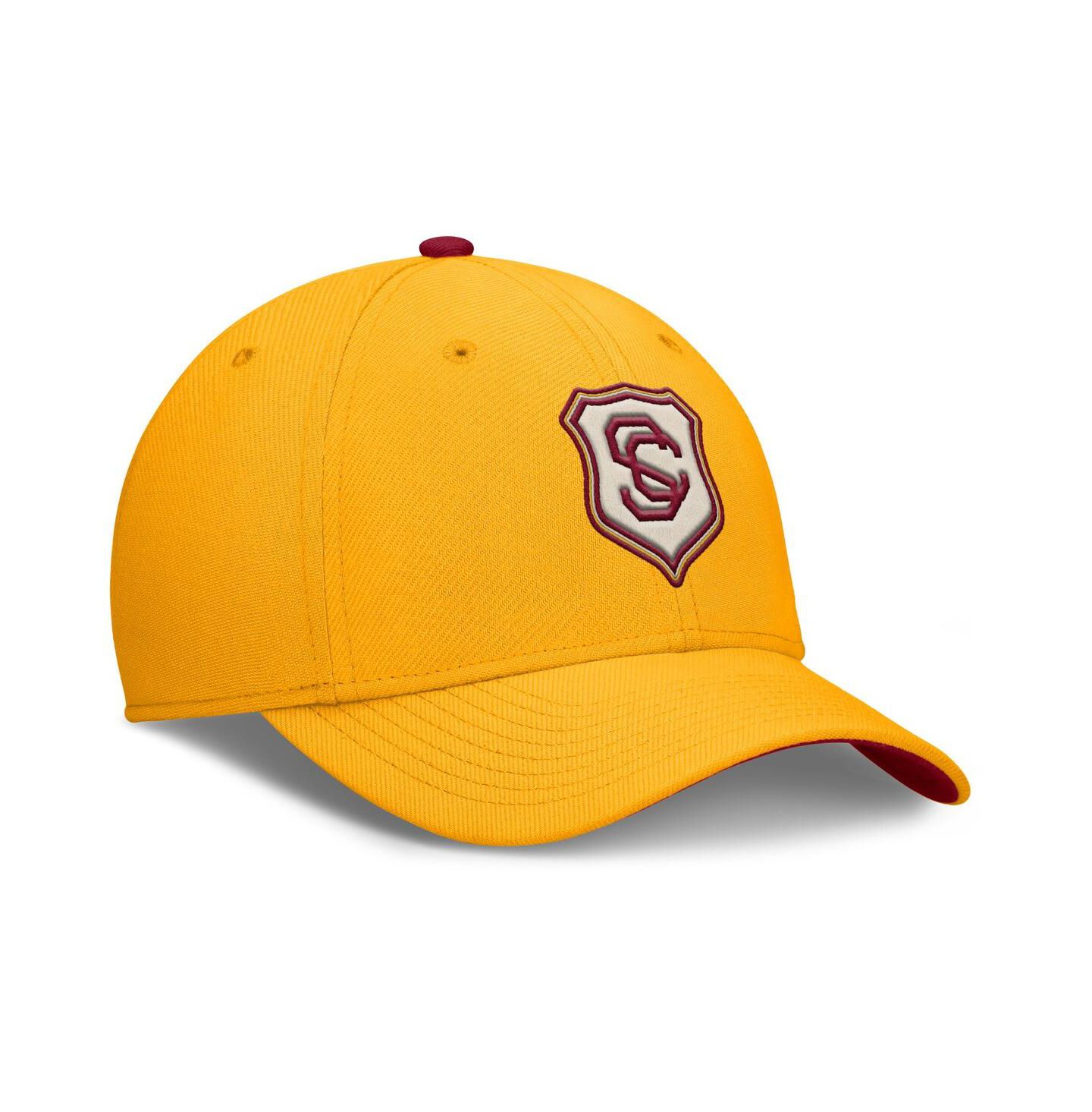 Мужская кепка Nike Gold USC Trojans Legacy Rise Performance Flex Hat — фото 3