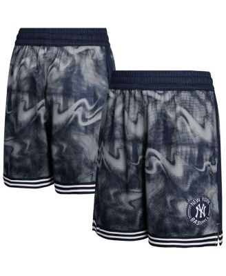 Outerstuff - Big Boys and Girls Navy/Gray New York Yankees Outfielder Shorts