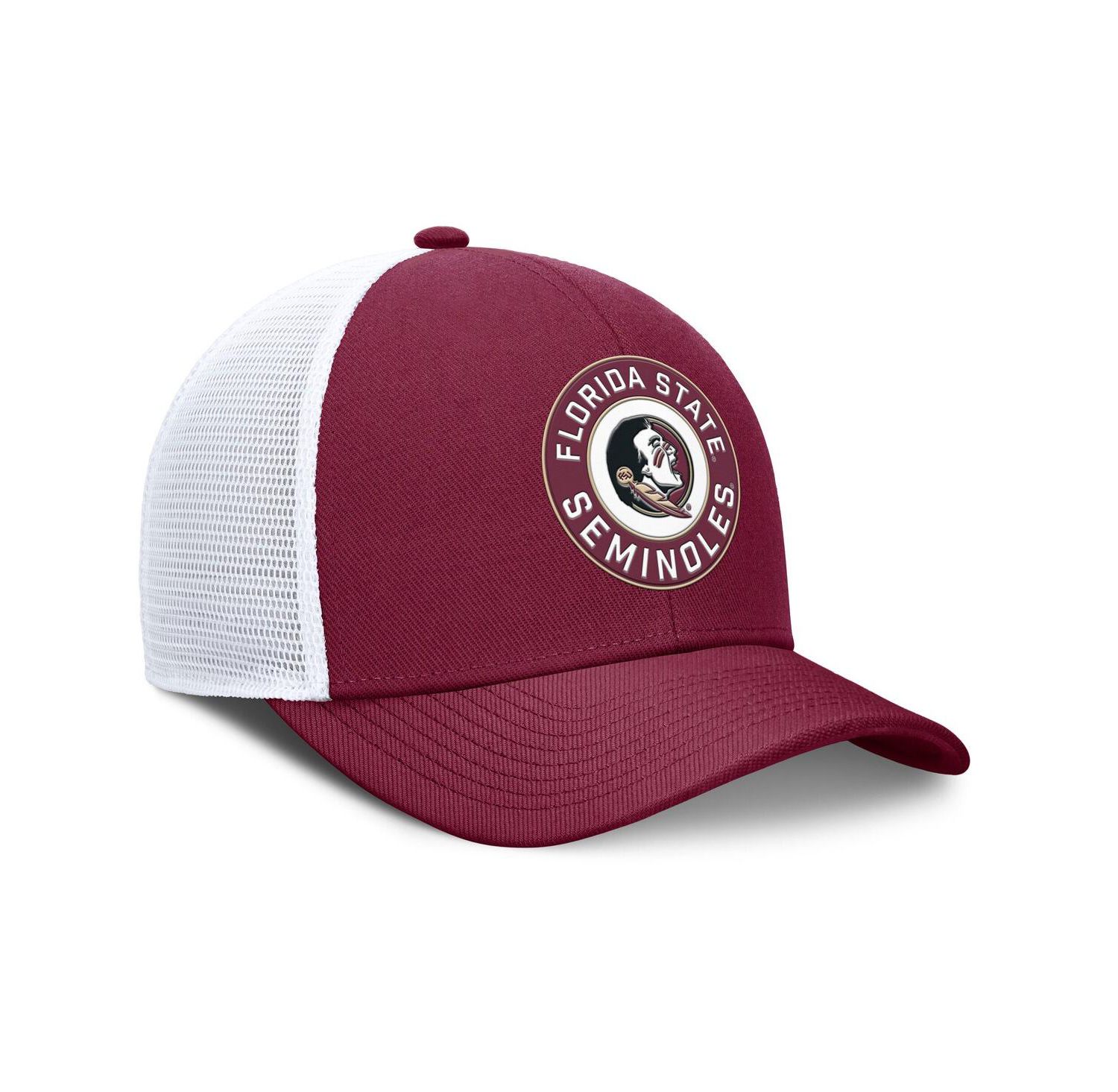 Men's Garnet/White Florida State Seminoles Rise Primetime Performance Trucker Adjustable Hat