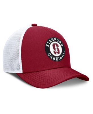 Men's Cardinal/White Stanford Cardinal Rise Primetime Performance Trucker Adjustable Hat