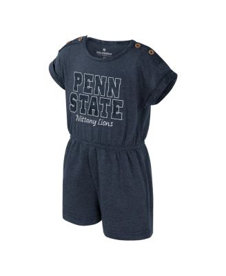 Colosseum - Girls Toddler&nbsp;Navy Penn State Nittany Lions Cinder Romper