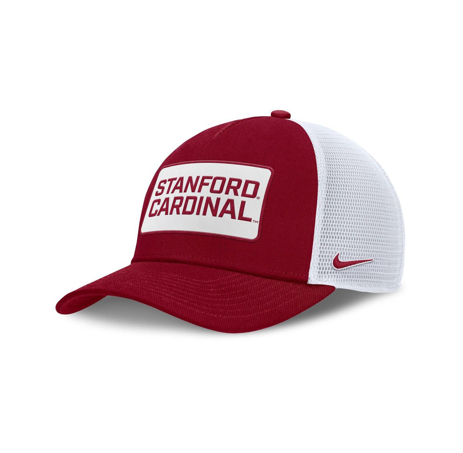 Men's Cardinal/White Stanford Cardinal 2025 On-Field Rise Patch Trucker Adjustable Hat