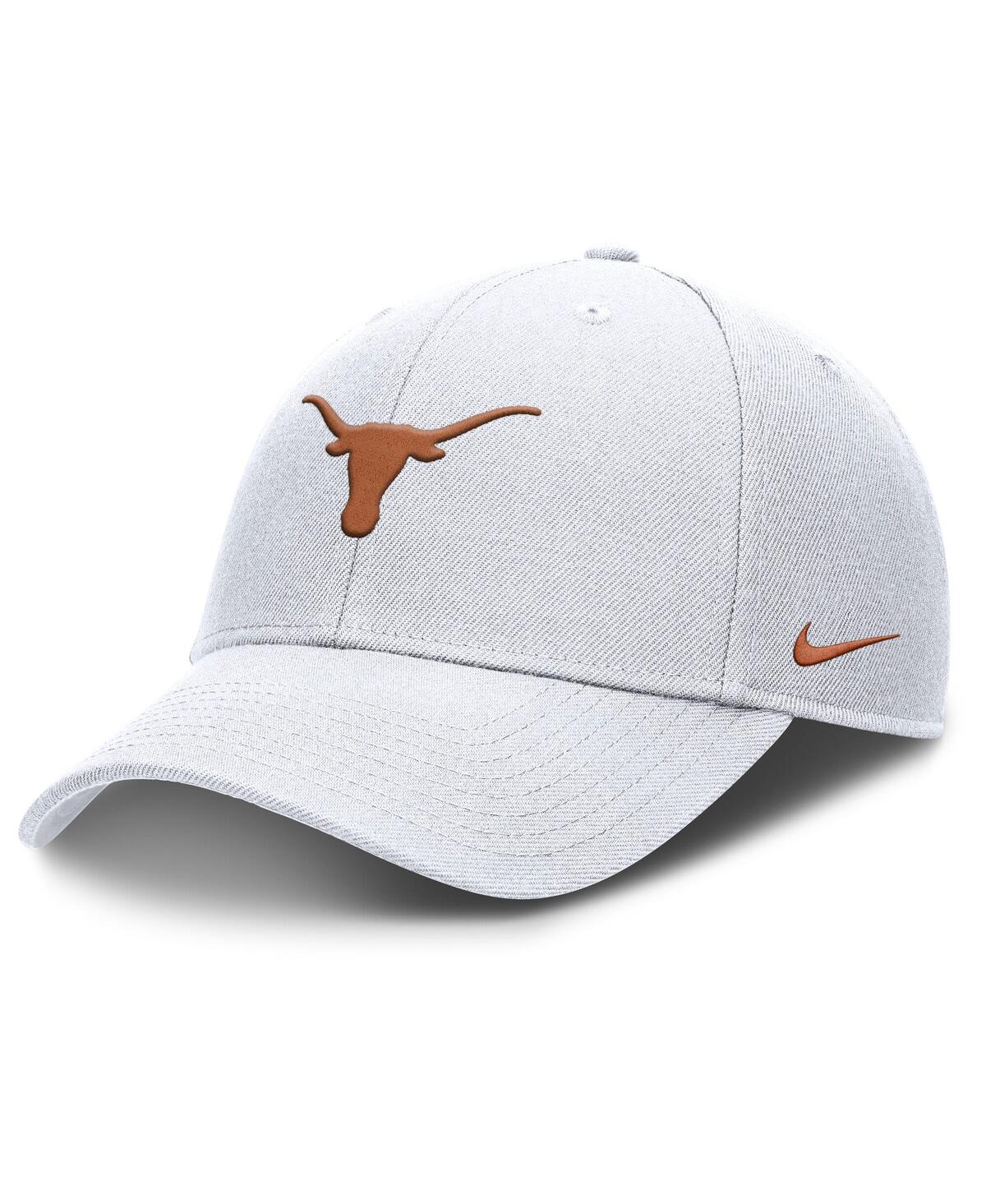 Men's White Texas Longhorns 2025 On-Field Rise Performance Adjustable Hat - White