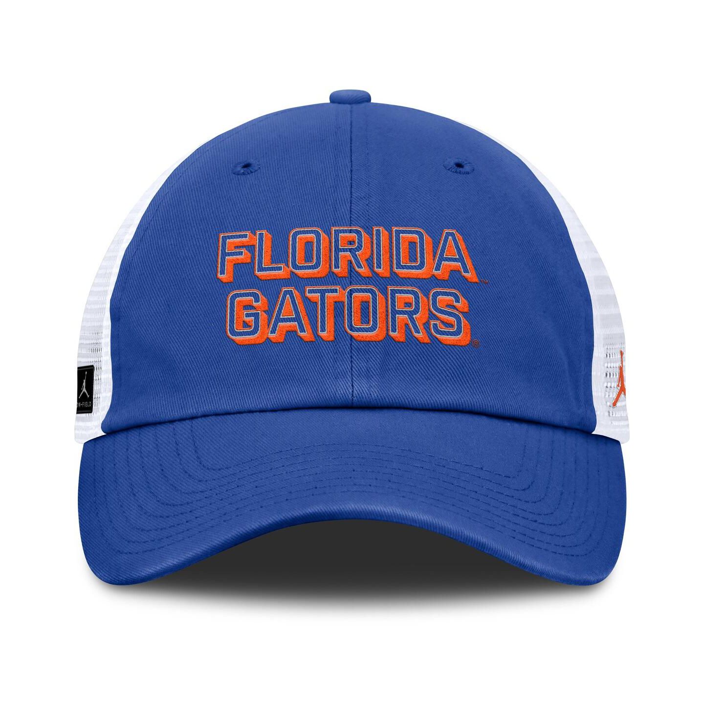Мужская кепка Jordan Royal Florida Gators 2025 Gameday On-Field Club Adjustable Trucker Hat — фото 2