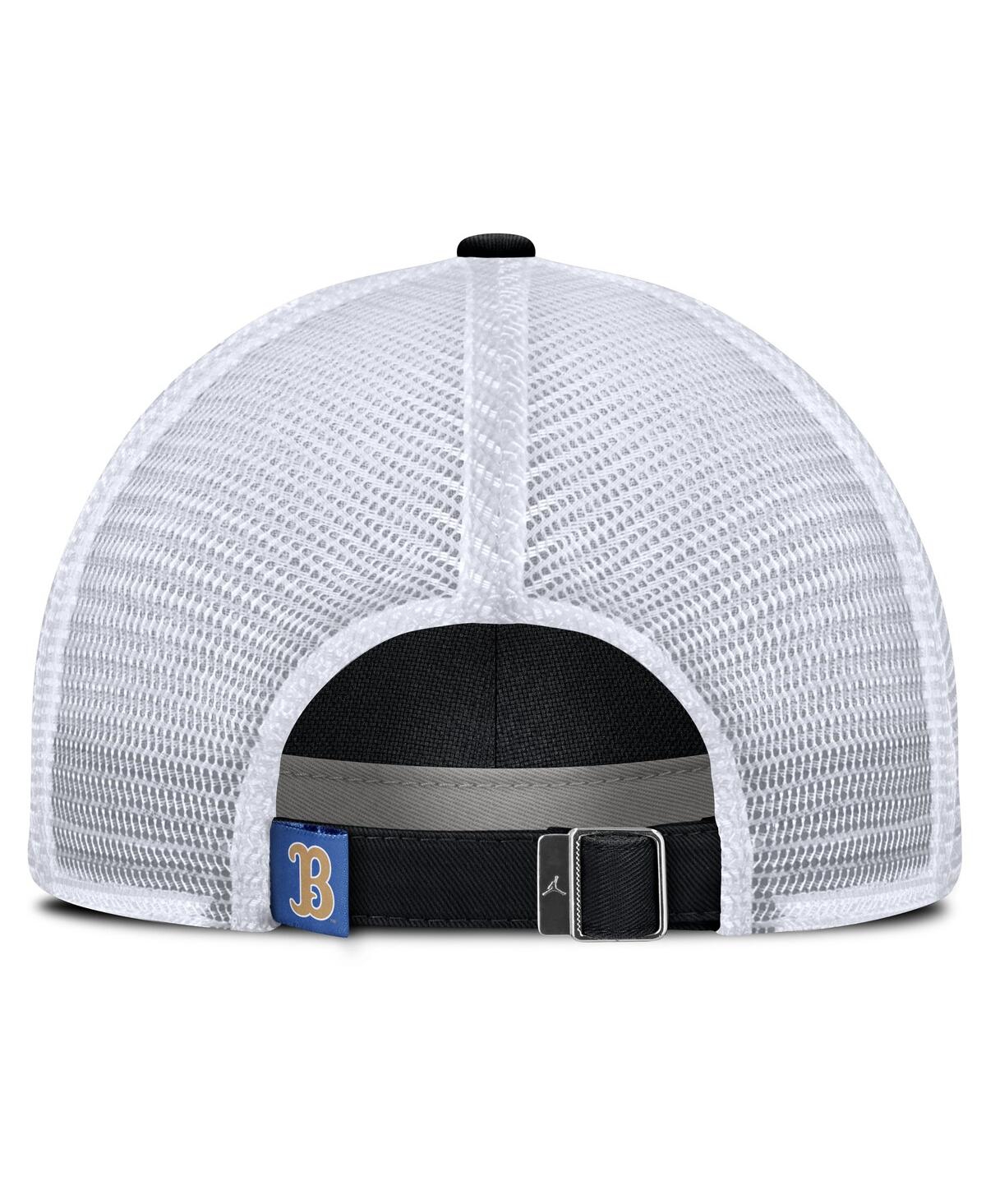 Jordan Men's Black Ucla Bruins 2025 Gameday On-field Club Adjustable Trucker Hat In Black