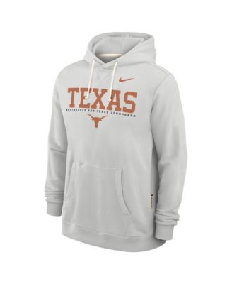 Men's Gray Texas Longhorns 2025 Sideline Performance Pullover Hoodie