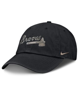 Nike - Men's Black Atlanta Braves Camo Pack Club Adjustable Hat