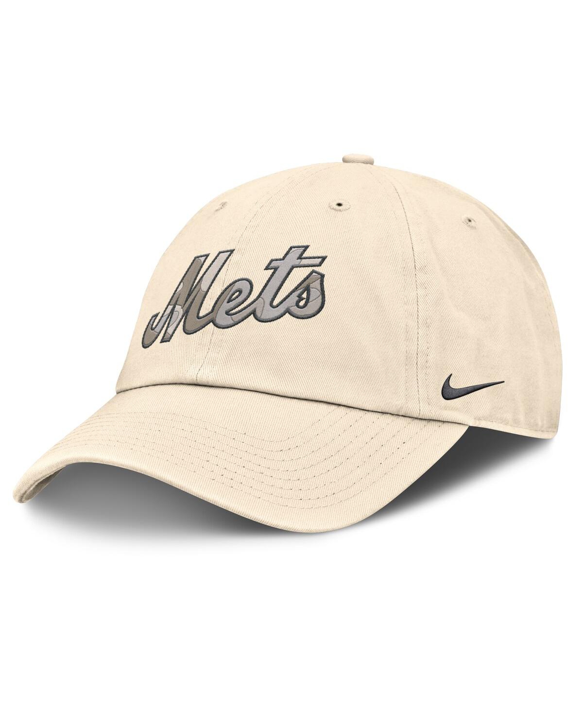Men's Natural New York Mets Camo Pack Club Adjustable Hat - Natural