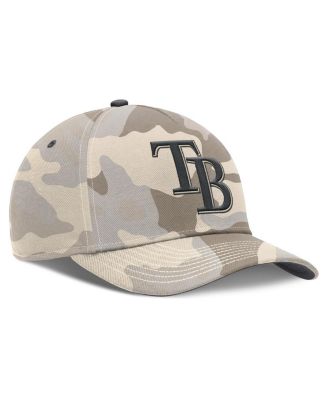 Men's Natural Tampa Bay Rays Camo Pack Rise Adjustable Hat