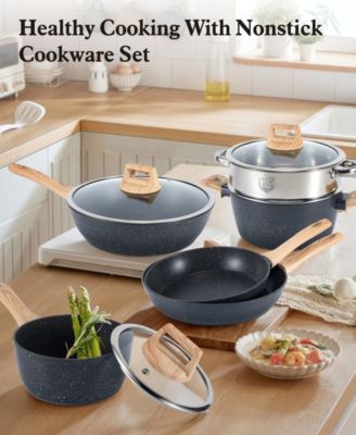 Nonstick Ceramic 12-Pc Cookware Set