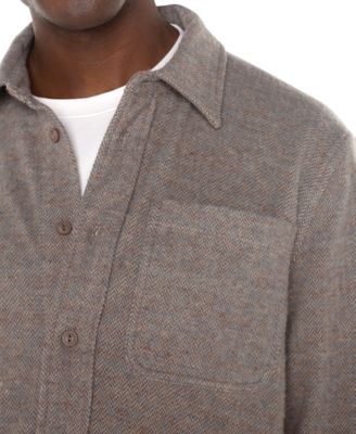 Men's Knit Button-Up Shirt 