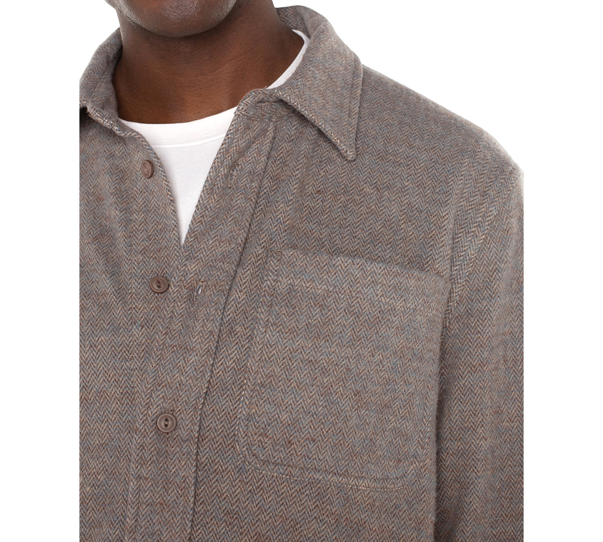 Liverpool Los Angeles Men's Knit Button-Up Shirt