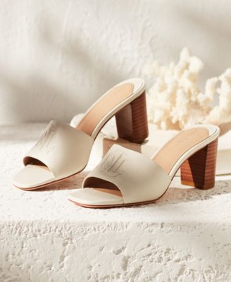 SALE★Ralph Lauren★ ロゴ ブロックヒール サンダル Everly Lauren Ralph Lauren Women's Everly Block-Heel Dress Sandals