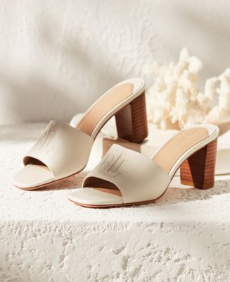 SALE★Ralph Lauren★ ロゴ ブロックヒール サンダル Everly Lauren Ralph Lauren Women's Everly Block-Heel Dress Sandals