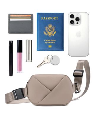 Lux and Nyx Origami Belt Bag and Sling Bag - Ultra Matte Nylon - Convertible Belt, Sling, and Crossbody Bag