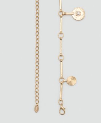 Women's Hanging Pieces Metal Belt