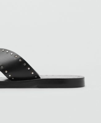 Women's Studded Leather Sandals