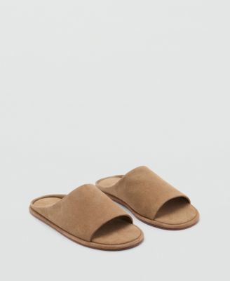MANGO - Women's Suede Leather Sandals