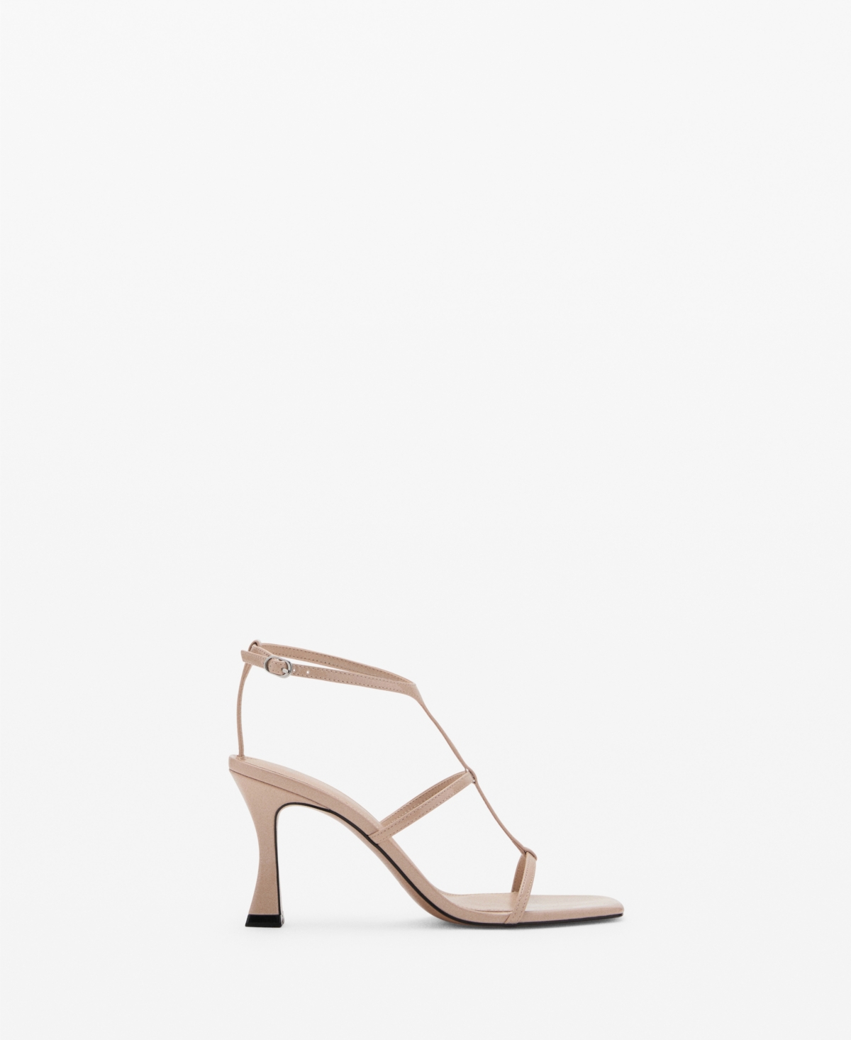 Mango Women's Heel Strips Sandals In Brown