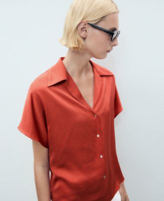 Women's Short Sleeve Fluid Shirt