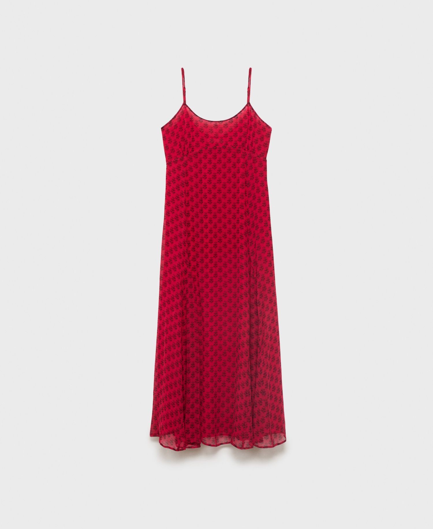Women's Floral-Print Chiffon Dress