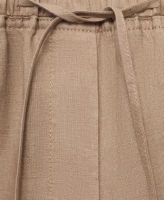 Women's Drawstring Linen Pants