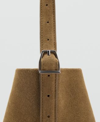 Women's Leather Bucket Bag