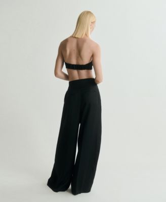 Women's Wide Leg Pleated Pants
