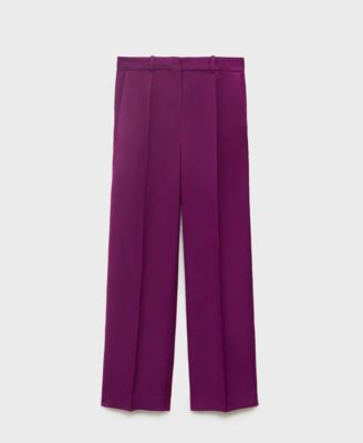Women's Straight-Fit Suit Pants