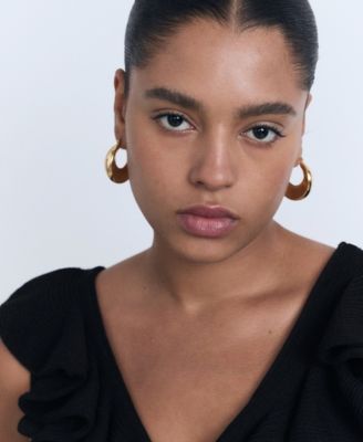 Women's Ruffle Knit Top