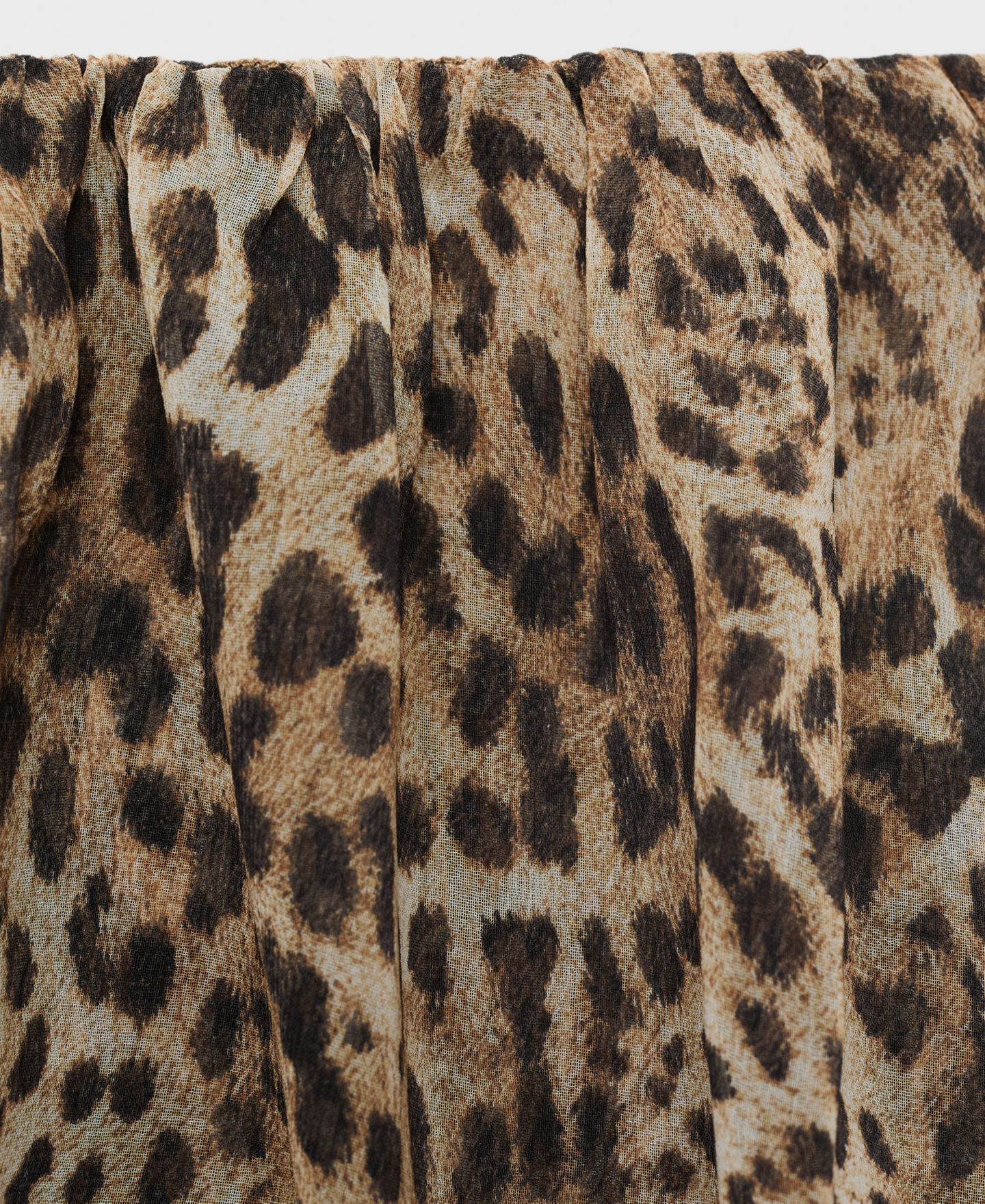 Женский топ Mango Leopard Print Crop, цвет: Коричневый — фото 3