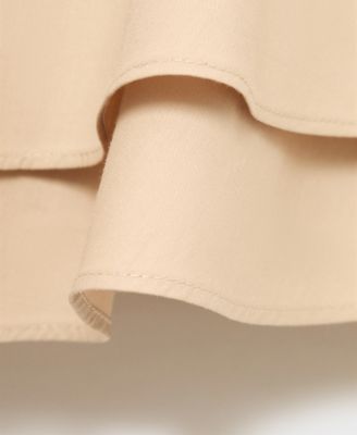 Women's Strapless Ruffle Top