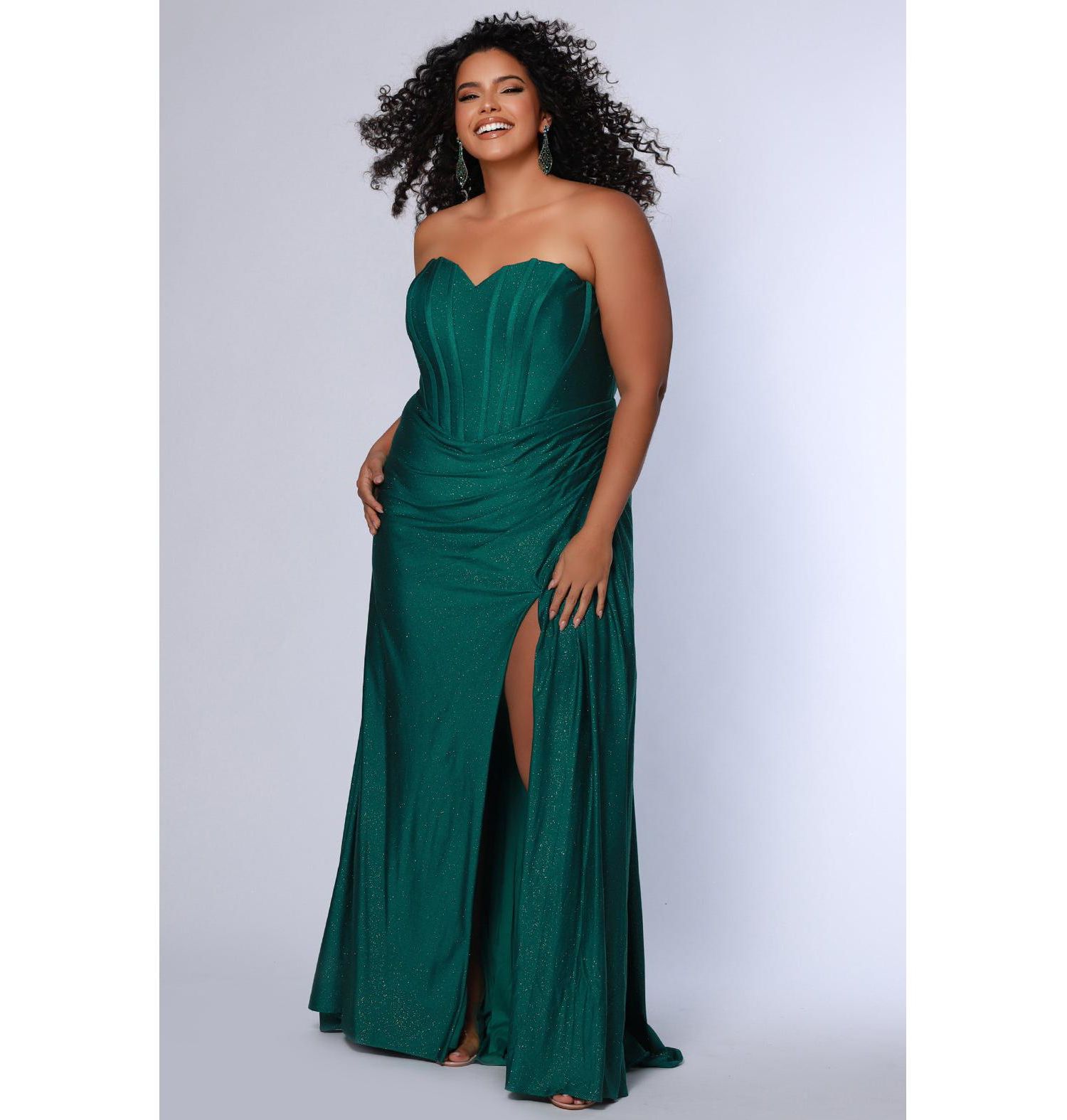 Women's Strapless Corset Slim Fitted Gown