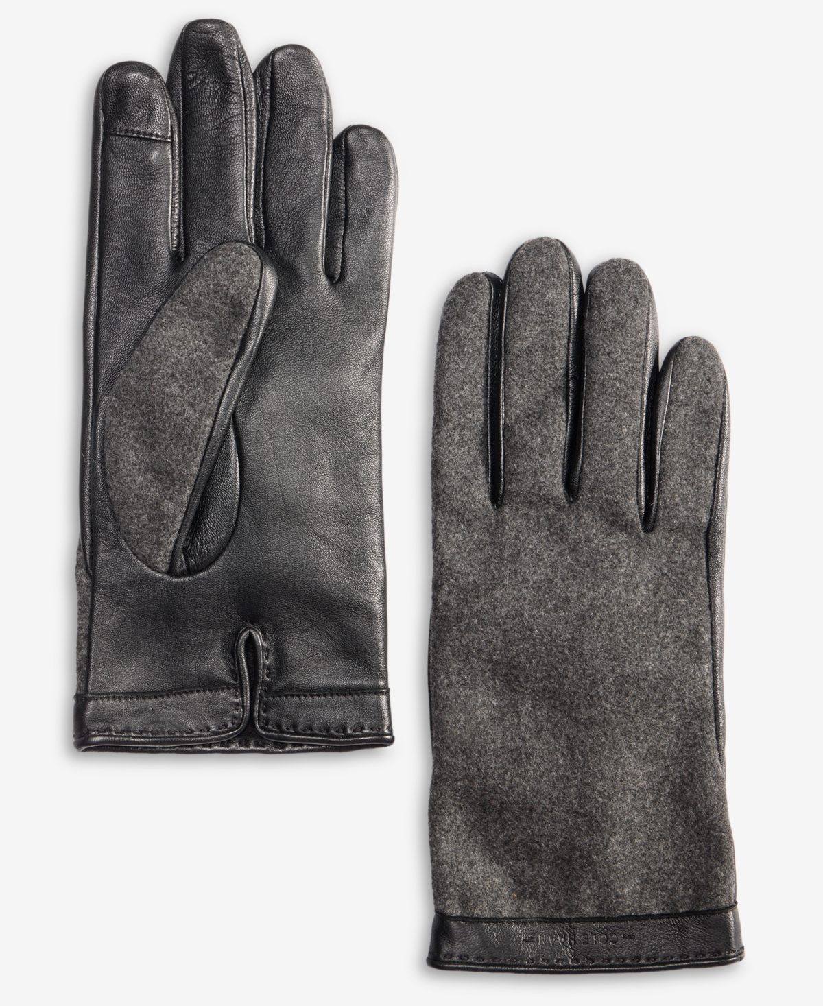 Cole Haan Men's Woven-Back Gloves