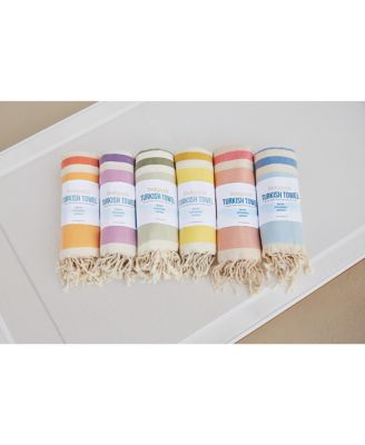 Artisan Crafted Cotton Turkish Towel Beach Bath Oeko-Tex Certified